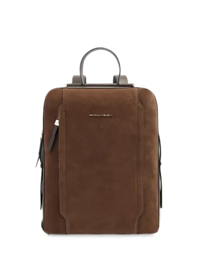 Piquadro Circle Laptop Backpack In Pink