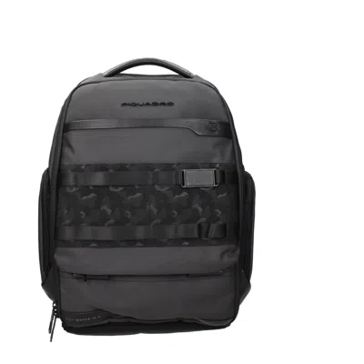 Piquadro Backpacks And Messenger Bags City Mover 15.6 Men's Fabric Gray/black In Brown