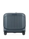 Piquadro Combination Lock Ribbed Trolley In Blue