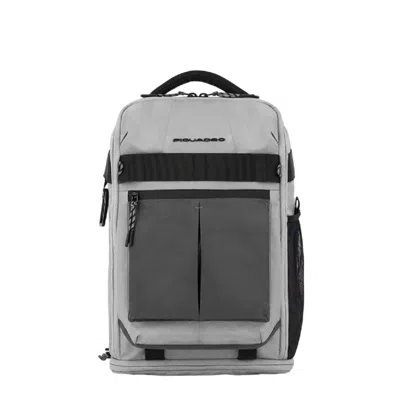 Piquadro Computer And Ipad Backpack In Grey