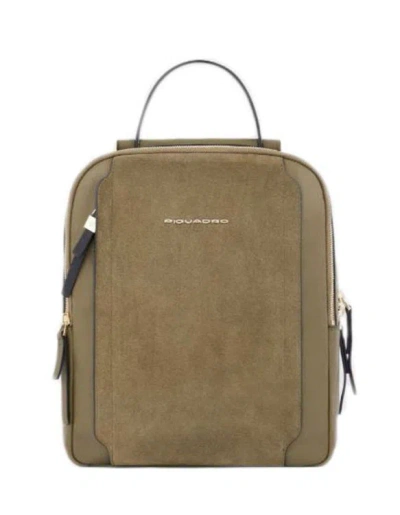 Piquadro Computer Backpack And Ipad Pro 12.9 "case In Green