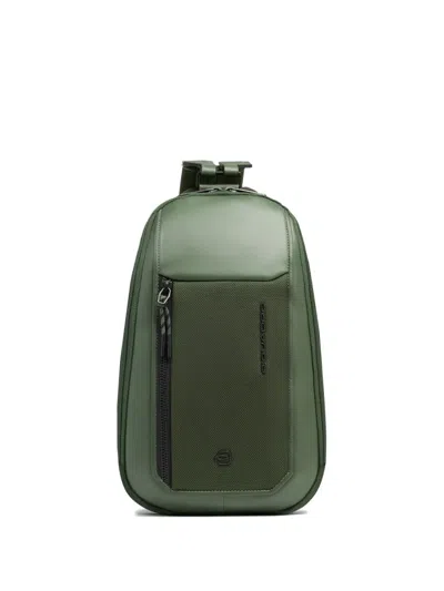 Piquadro Convertible Backpack In Green