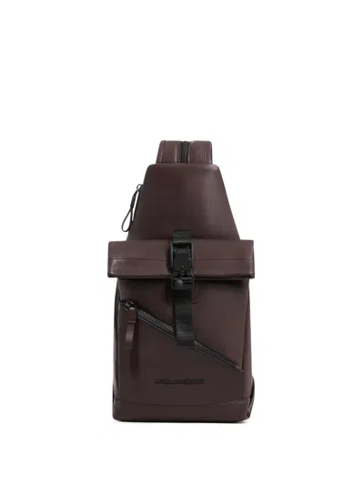 Piquadro Convertible-backpack Sling Bag In Pink