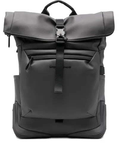 Piquadro Corner 2.0 Backpack In Gray