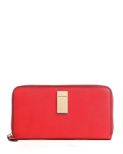 Piquadro , Dafne, Leather, Wallet, Red, For Women Gwlp3