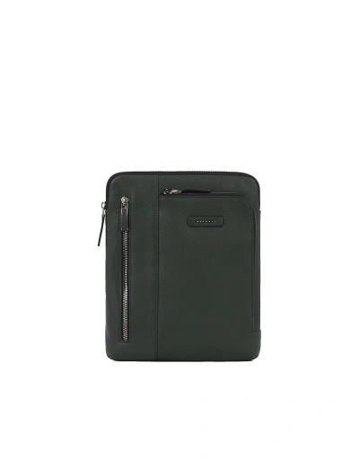 Piquadro Designer Men's Bags Men's Green Crossbody Bag