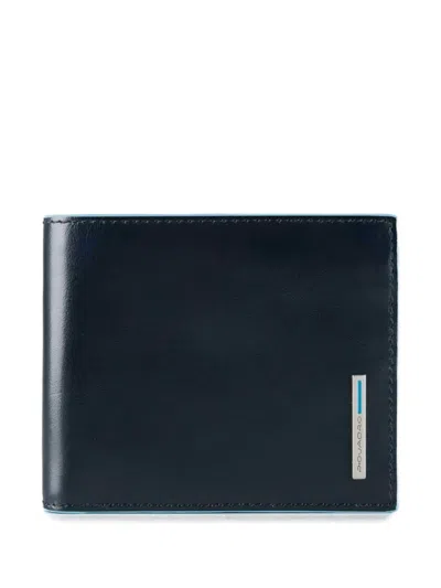 Piquadro Detachable-panel Wallet In Blue