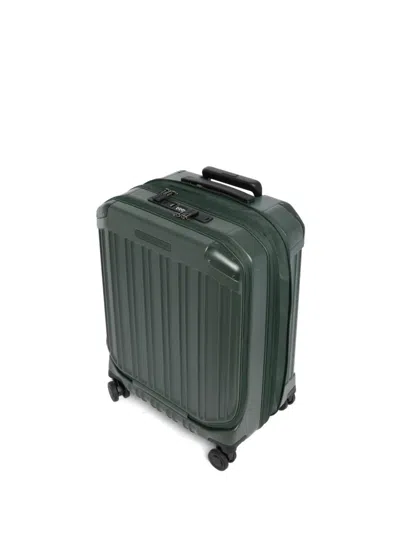 Piquadro Dual-opening Cabin Luggage In Green