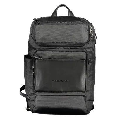 Piquadro Eco-conscious Chic Urban Backpack In Black