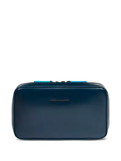 Piquadro Electronic Cord Pouch In Blue