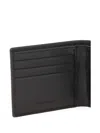 Piquadro Embossed Logo Leather Wallet In Black