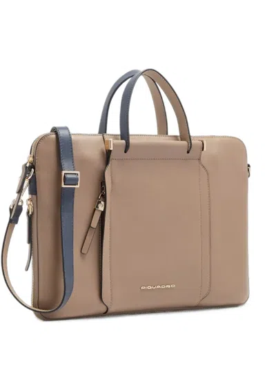Piquadro Expandable 14" Laptop Work Bag In Red