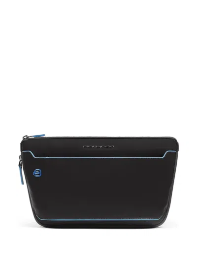 Piquadro Expandable Belt Bag In Black