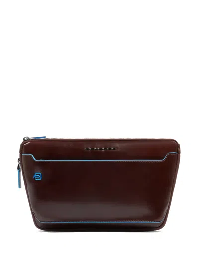 Piquadro Expandable Belt Bag In Brown