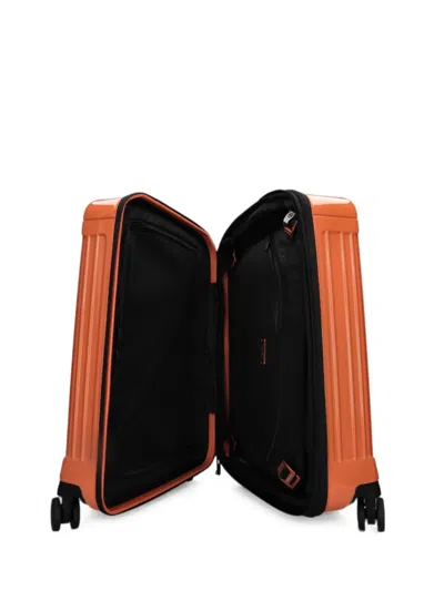 Piquadro Expandable Cabin Suitcase In Red