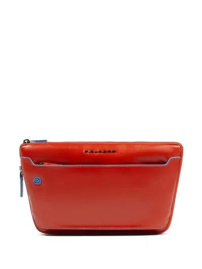 Piquadro Expandable Flat Belt Bag In Red