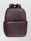 Piquadro Expandable Laptop Backpack For Travel And Work In Burgundy