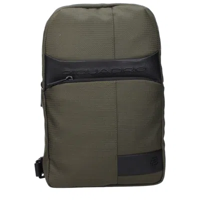 Piquadro Fabric Crossbody Women's Bags In Green