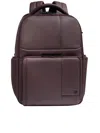 Piquadro Fast Chek Pc Backpack Bags In Burgundy