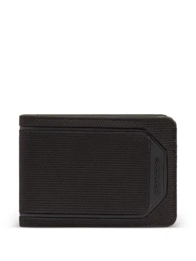 Piquadro Flip-up Id Window Wallet In Black