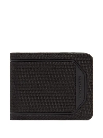 Piquadro Flip-up Id-window Wallet In Black