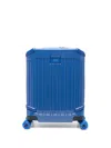 Piquadro Four-wheel Cabin Suitcase In Blue