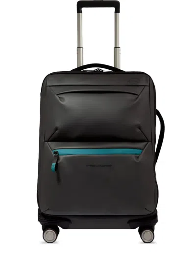 Piquadro Koffer Mit Vier Rollen In Black