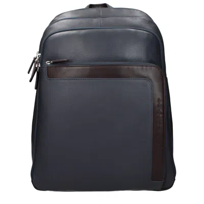 Piquadro Gray Leather Backpack