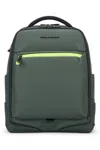 Piquadro Green Corner Special Backpack In Green