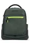 Piquadro Green Corner Special Backpack In Green