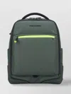 Piquadro Shoulder Straps Backpack Front Zip Side Handle
