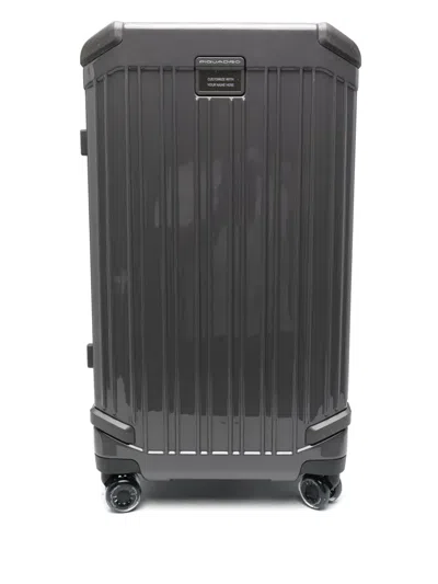 Piquadro Hardside 4 Suitcase In Gray