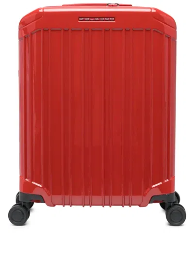 Piquadro Hardside Spinner Cabin Suitcase In Rot