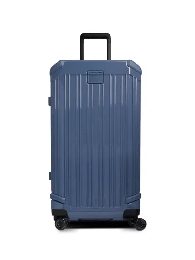 Piquadro Hardside Trunk Suitcase In Yellow