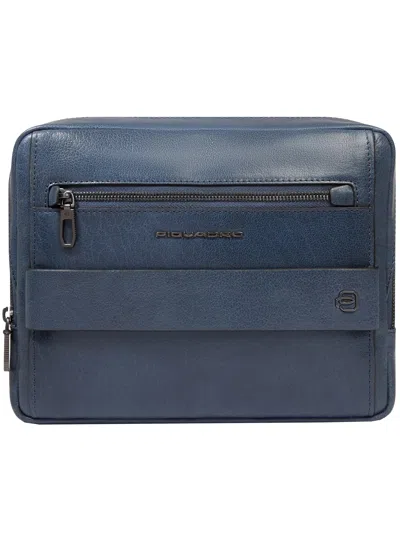 Piquadro Horizontal Bag Ipad11 In Blue