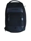 Piquadro Geometric-panel Backpack In Blue
