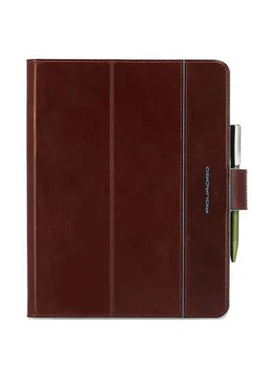 Piquadro Ipad® Pro 11'' Leather Case In Gold