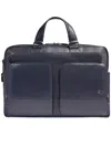 Piquadro Zip Leather Laptop Bag