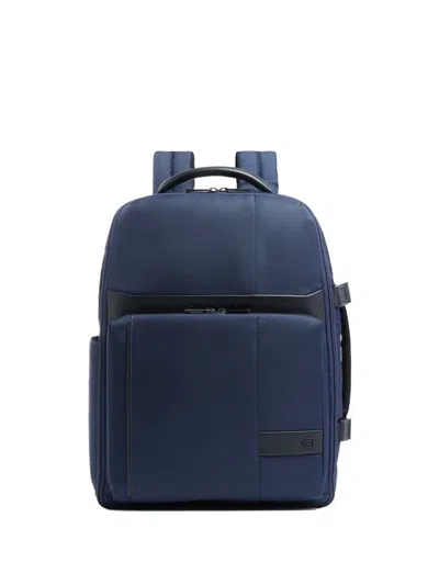 Piquadro Laptop Backpack In Blue