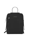 Piquadro Laptop Leather Backpack In Pattern