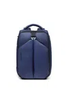 Piquadro Panelled Ripstop Backpack In Blue