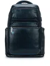 PIQUADRO LEATHER BACKPACK