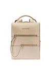 Piquadro Leather Backpack In Neutral