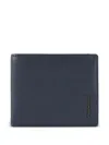 Piquadro Logo-lettering Wallet In Blue