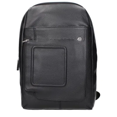 Piquadro Leather Crossbody Women's Bags In Black