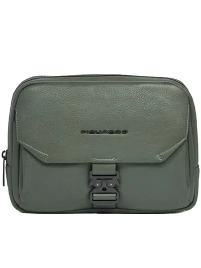Piquadro Leather Ipad Mini Bags In Green