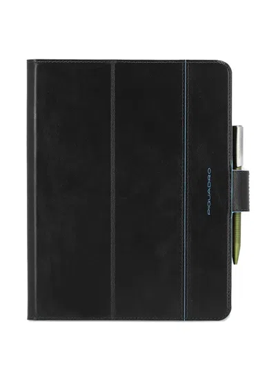 Piquadro Leather Ipad® Pro 11" Case In Black