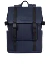 PIQUADRO PIQUADRO LEATHER LAPTOP BACKPACK 14" BAGS
