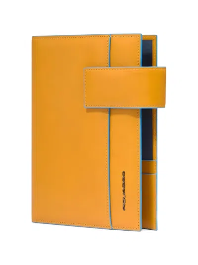 Piquadro Leather Medium Organizer In Brown