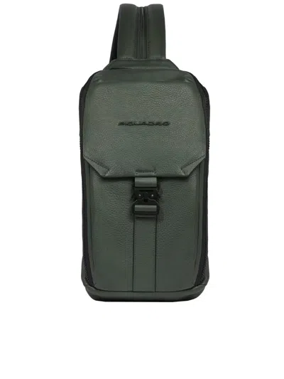 Piquadro Leather One-shoulder Bags In Green